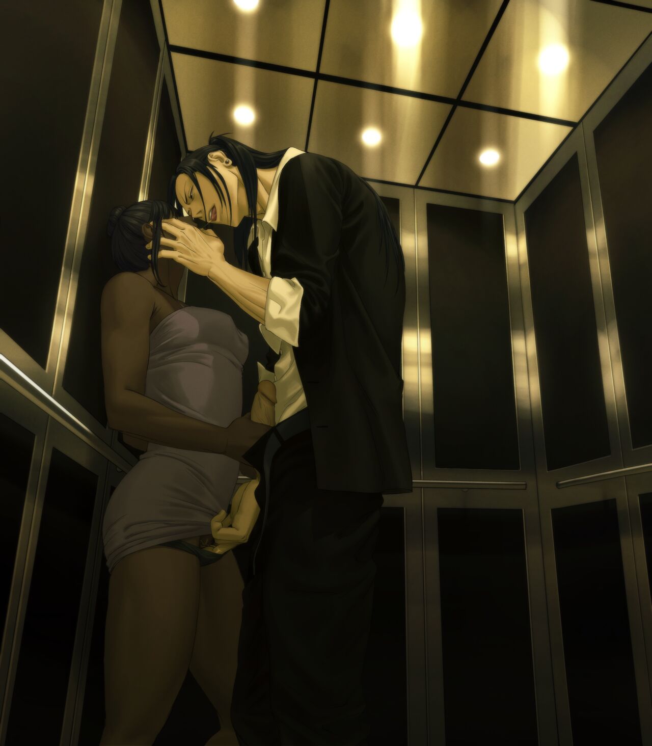 Caught in the elevator with Suguru page 4 full