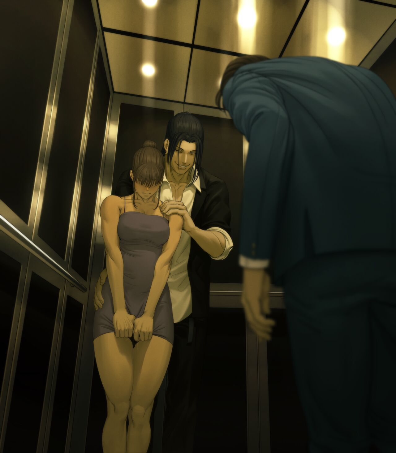 Caught in the elevator with Suguru page 8 full