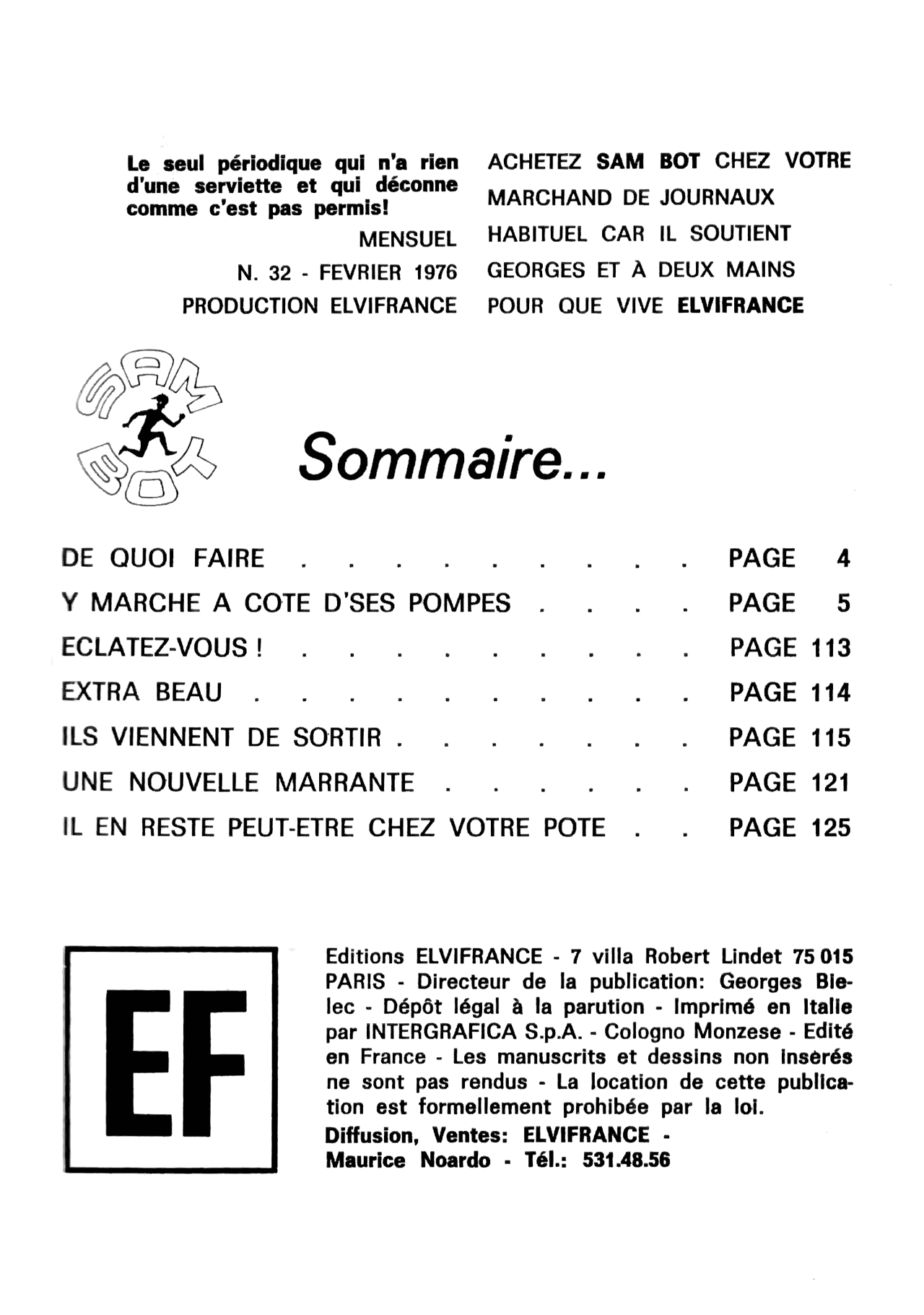 Sam Bot n.32 - Y marche à côté d'ses pompes page 3 full