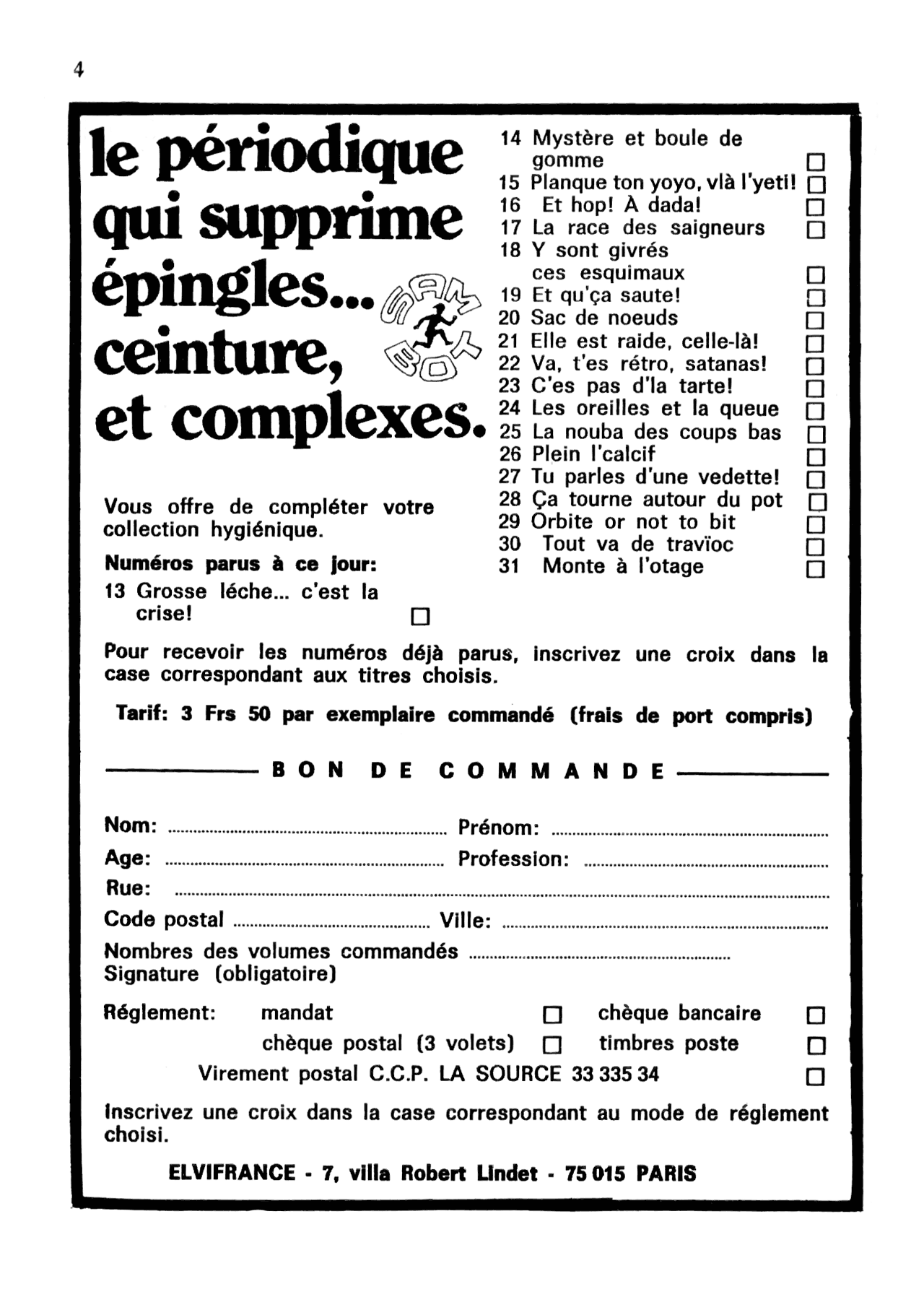 Sam Bot n.32 - Y marche à côté d'ses pompes page 4 full