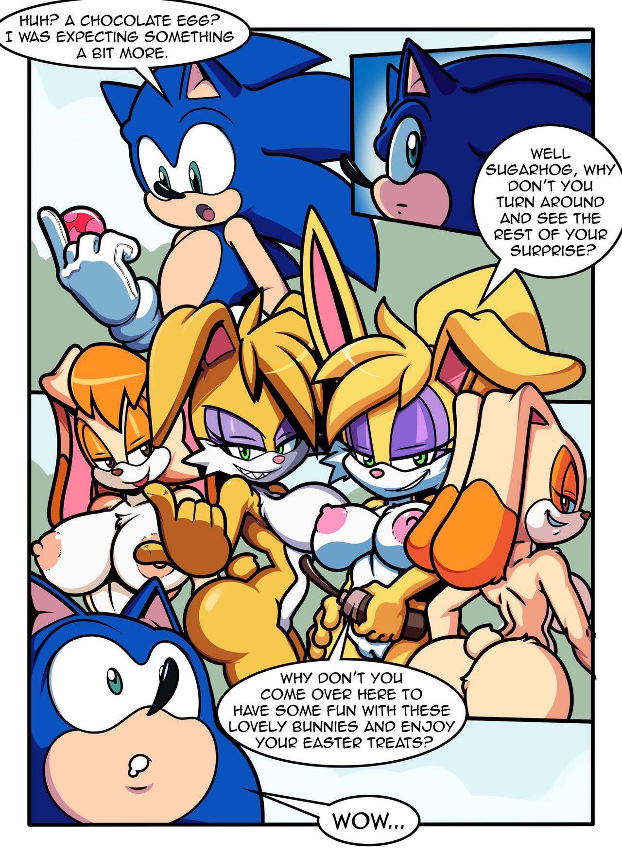 Sonic's Easter Treat page 1 full