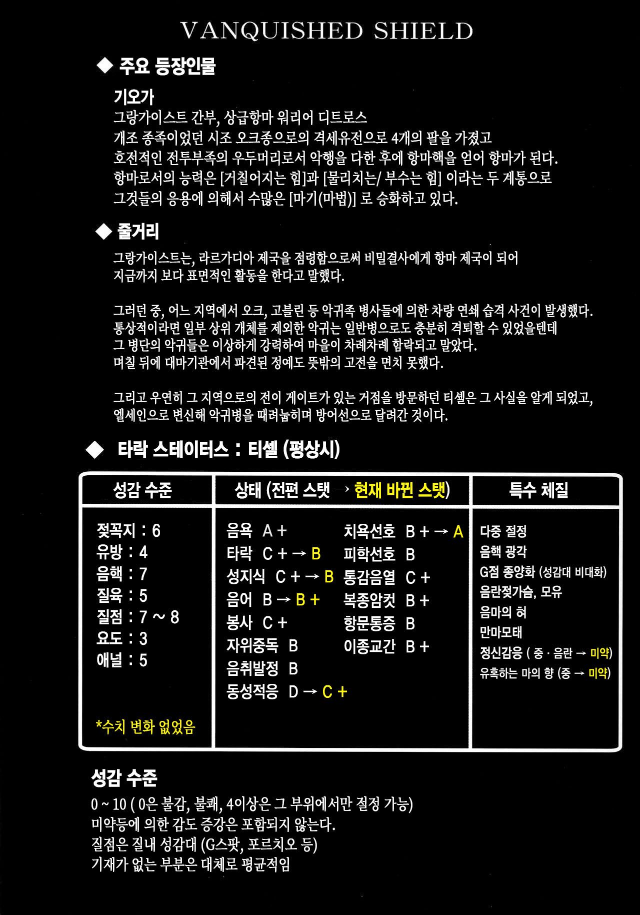 Raygis Valicess Elsain "VANQUISHED SHIELD" | 황순전희 엘세인 "부서져버린 사람들의 방패" page 3 full
