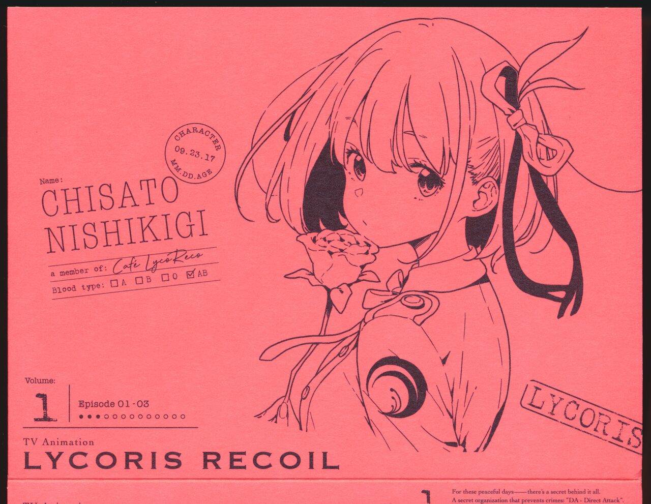 Lycoris Recoil BD Scan + Booklet + Setting Artworks page 7 full