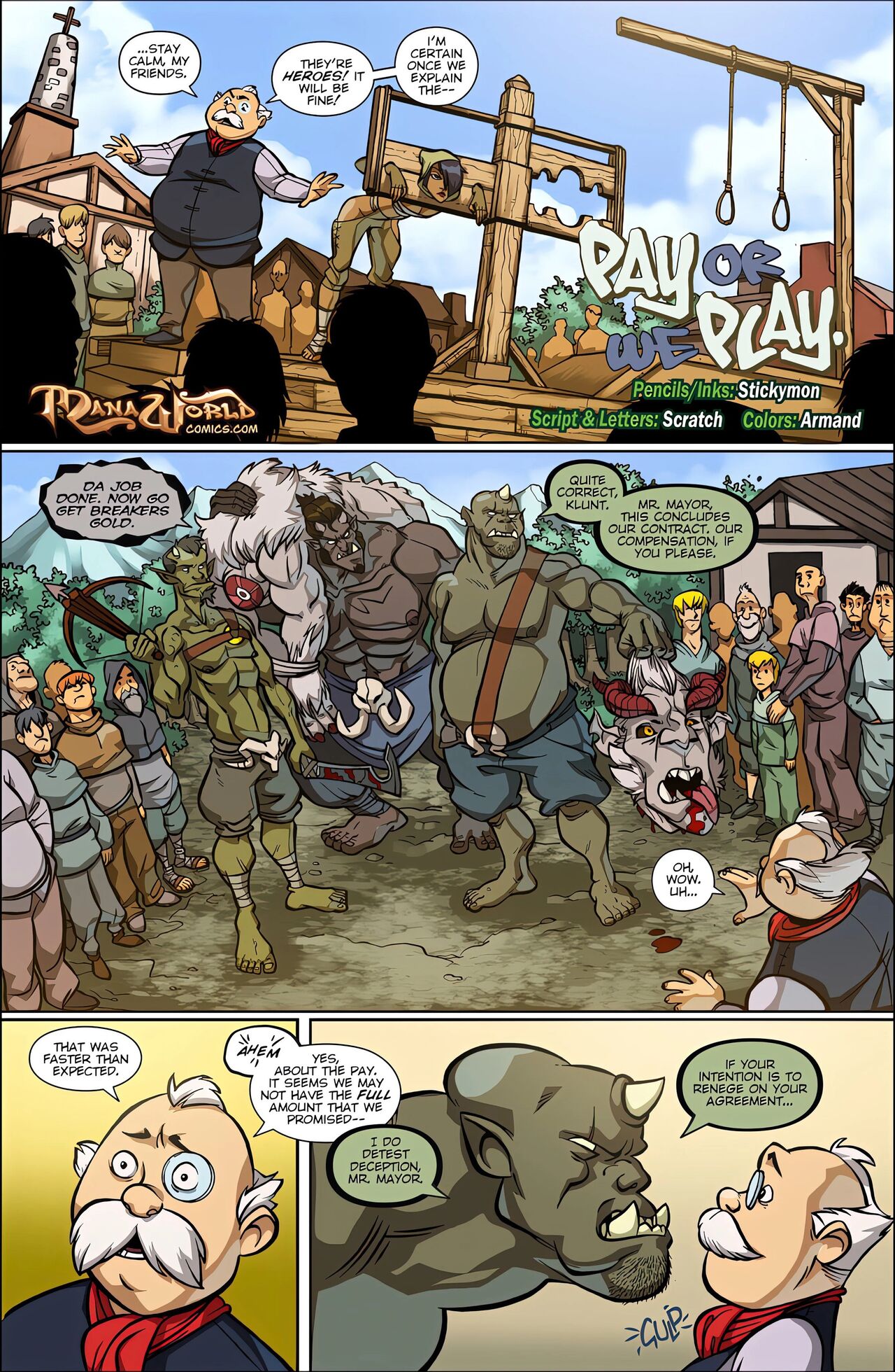 Pay or We Play  - english page 1 full