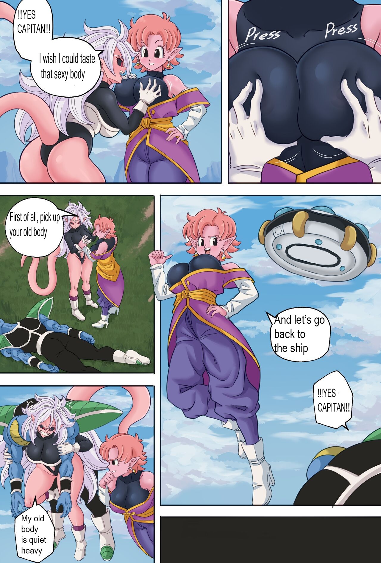 AxlexCima: The Ginyu Saga! Pt.7!   English page 5 full