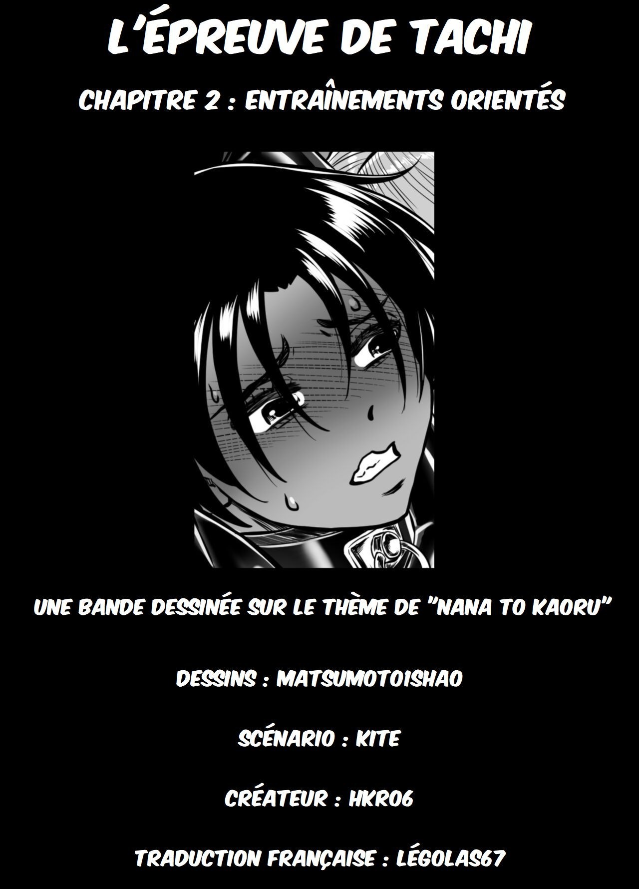 L'Épreuve de Tachi #2 : Entraînements orientés page 1 full
