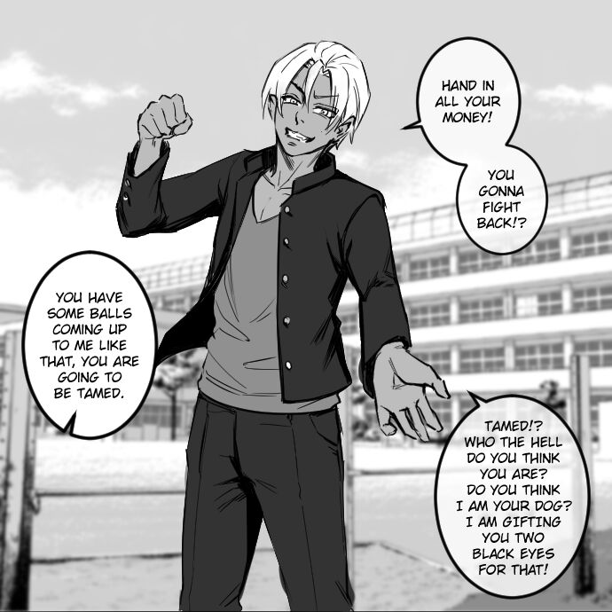 Delinquent to Shy Girl page 1 full