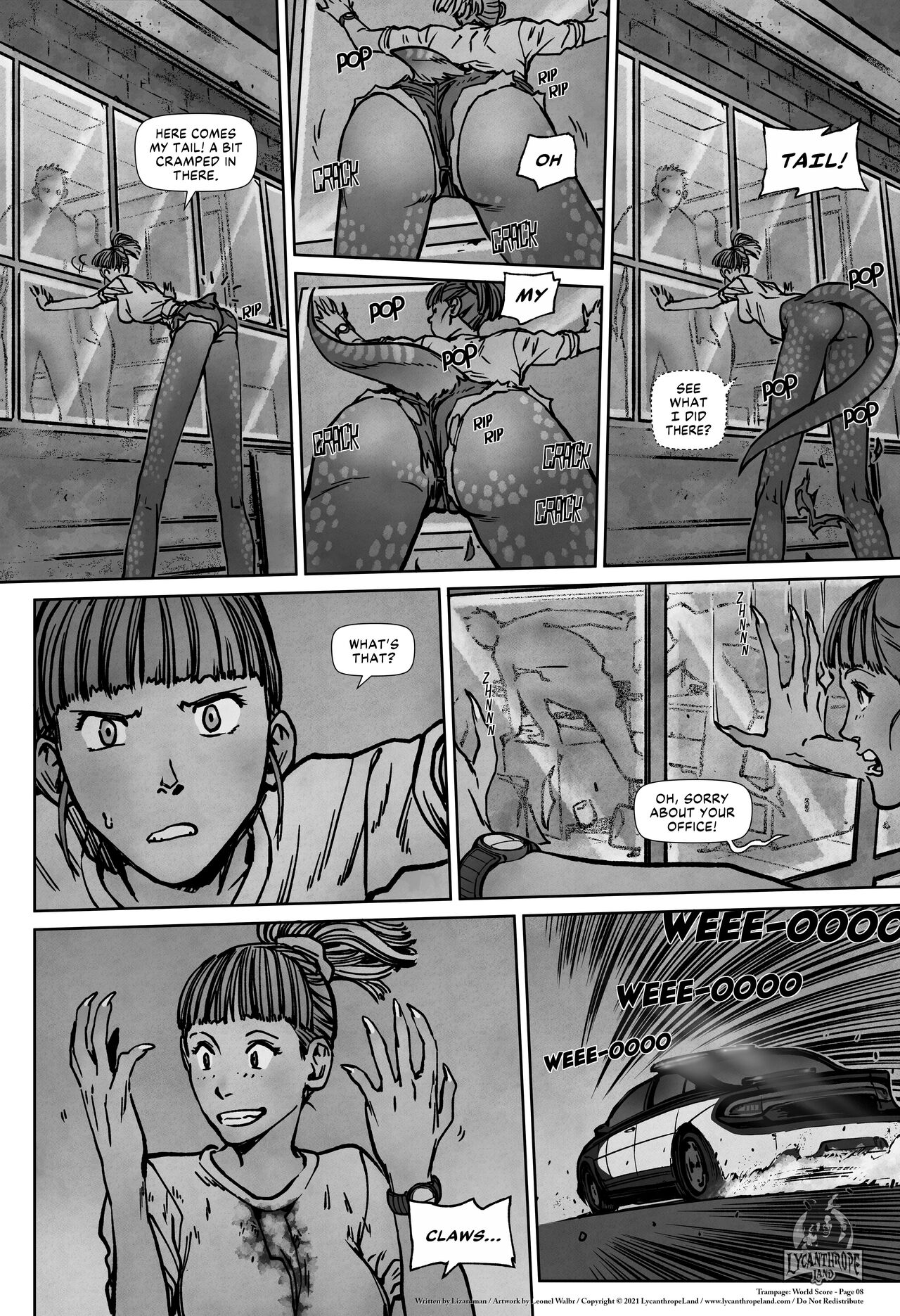 Trampage: World Score - BW page 8 full