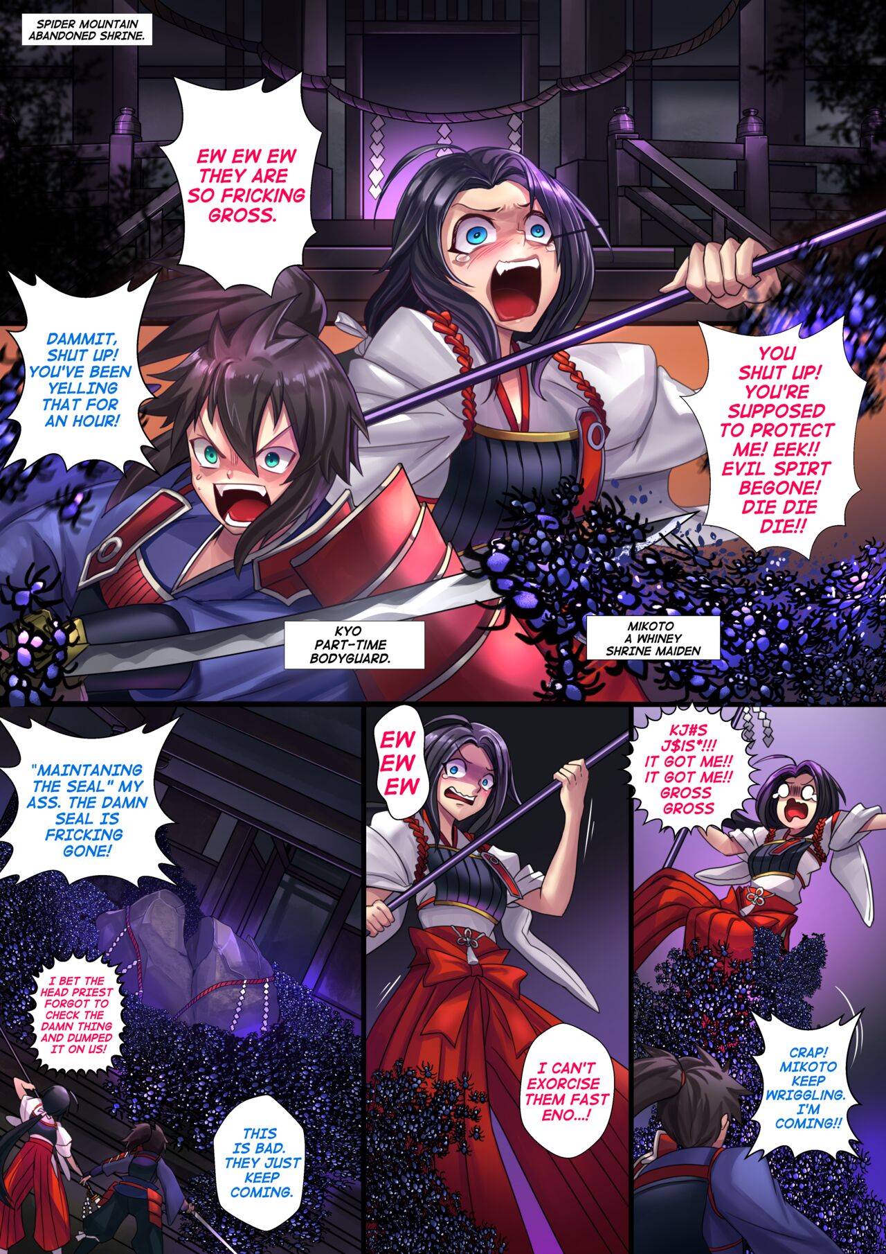 Miko Spider Corruption page 1 full