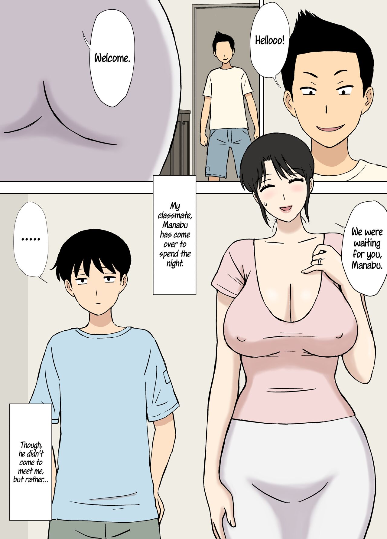 Okaa-san wa Manabu-kun no Iinari Mama | Manabu's Obedient Mother page 2 full