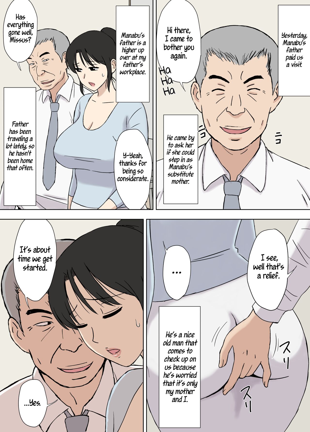 Okaa-san wa Manabu-kun no Iinari Mama | Manabu's Obedient Mother page 4 full