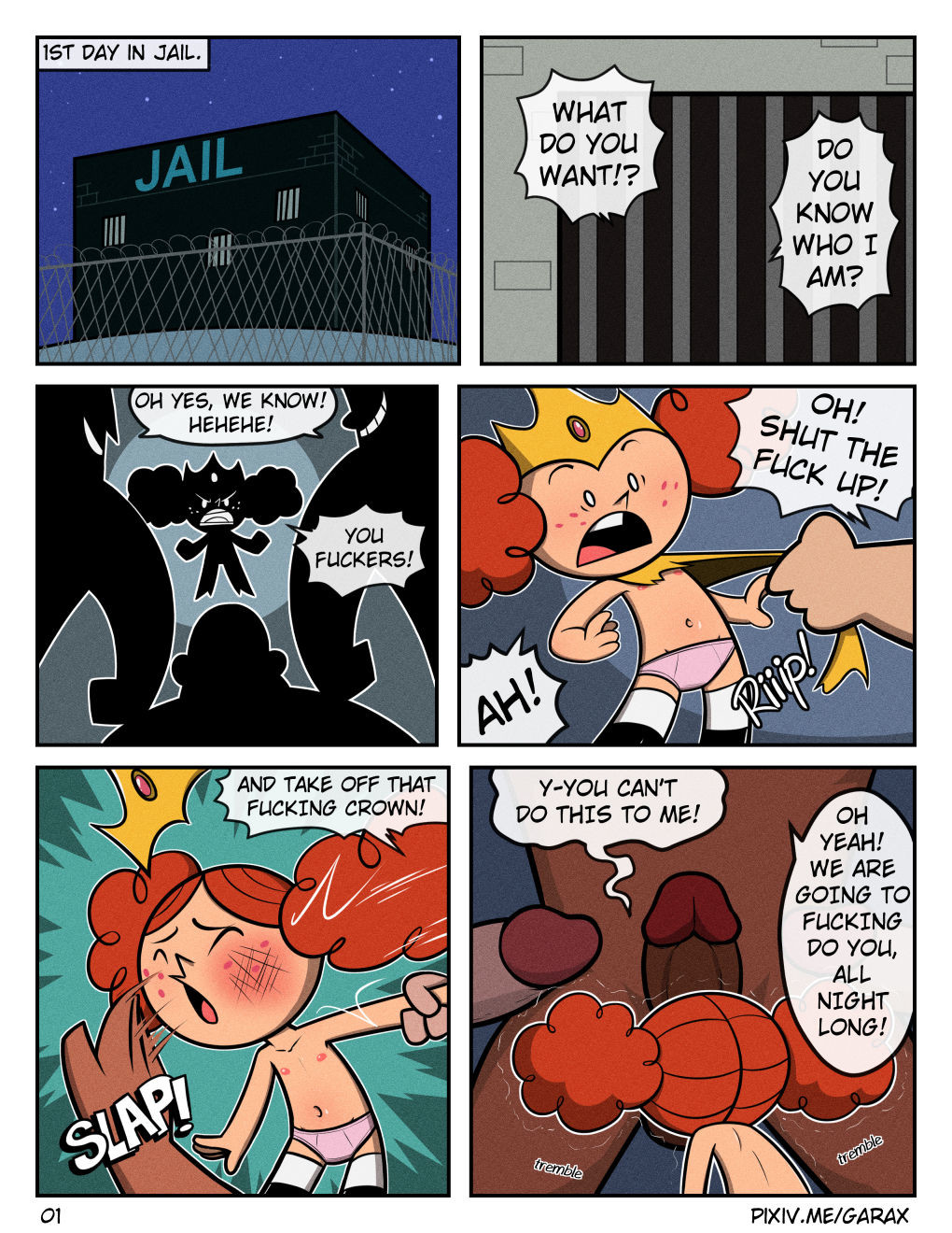 Jailed Princess page 1 full