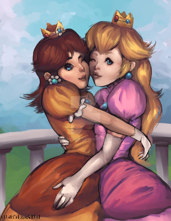 Princess Lesbian Kissing page 10 full