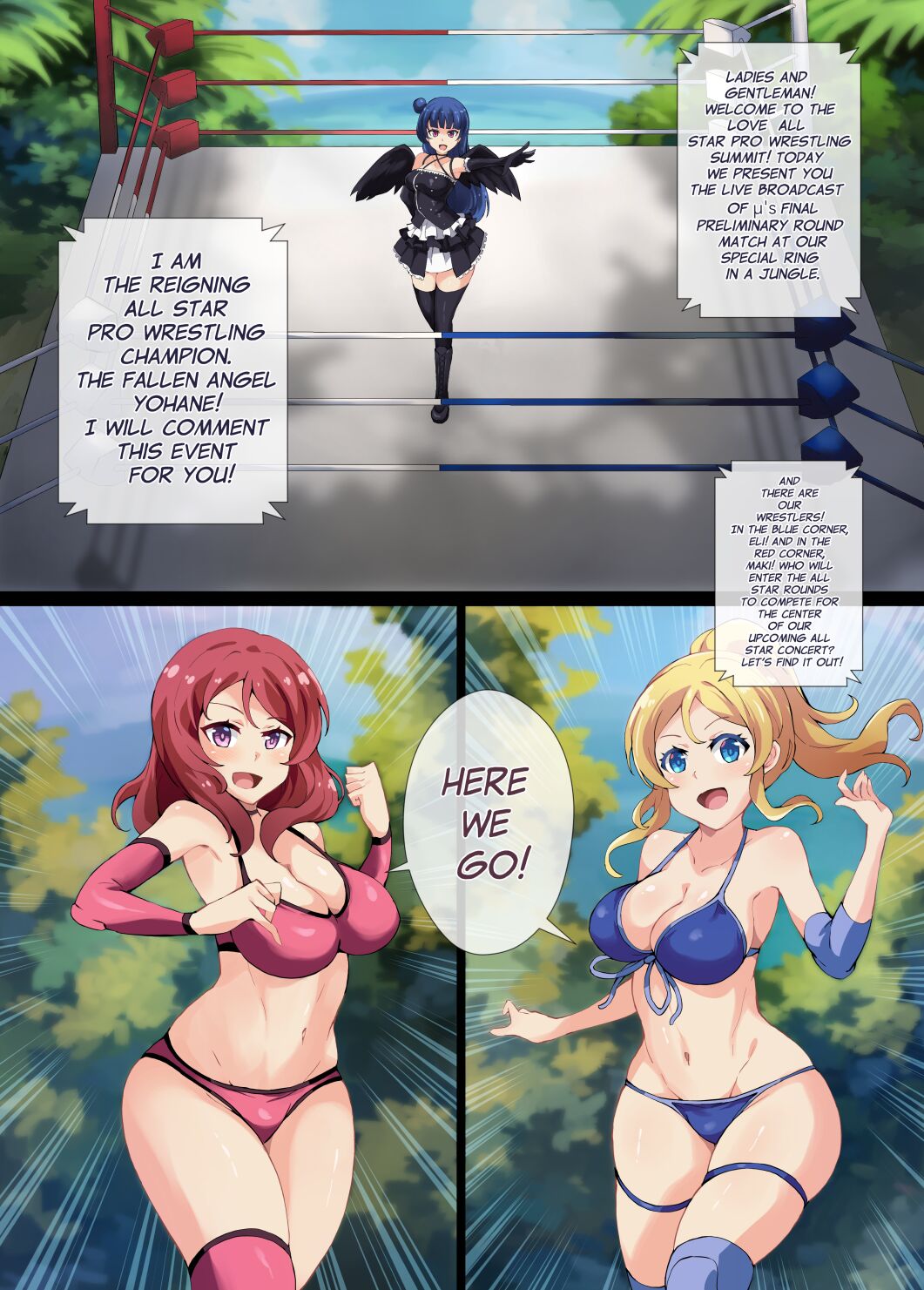 Love Squeeze! - Hell of Squeezed Pro Wrestling - Page 2 - IMHentai