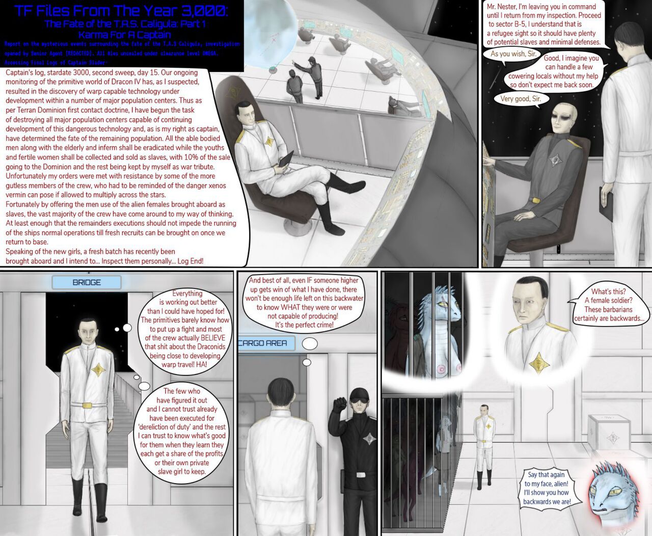 Fate Of The T.A.S. Caligula page 1 full