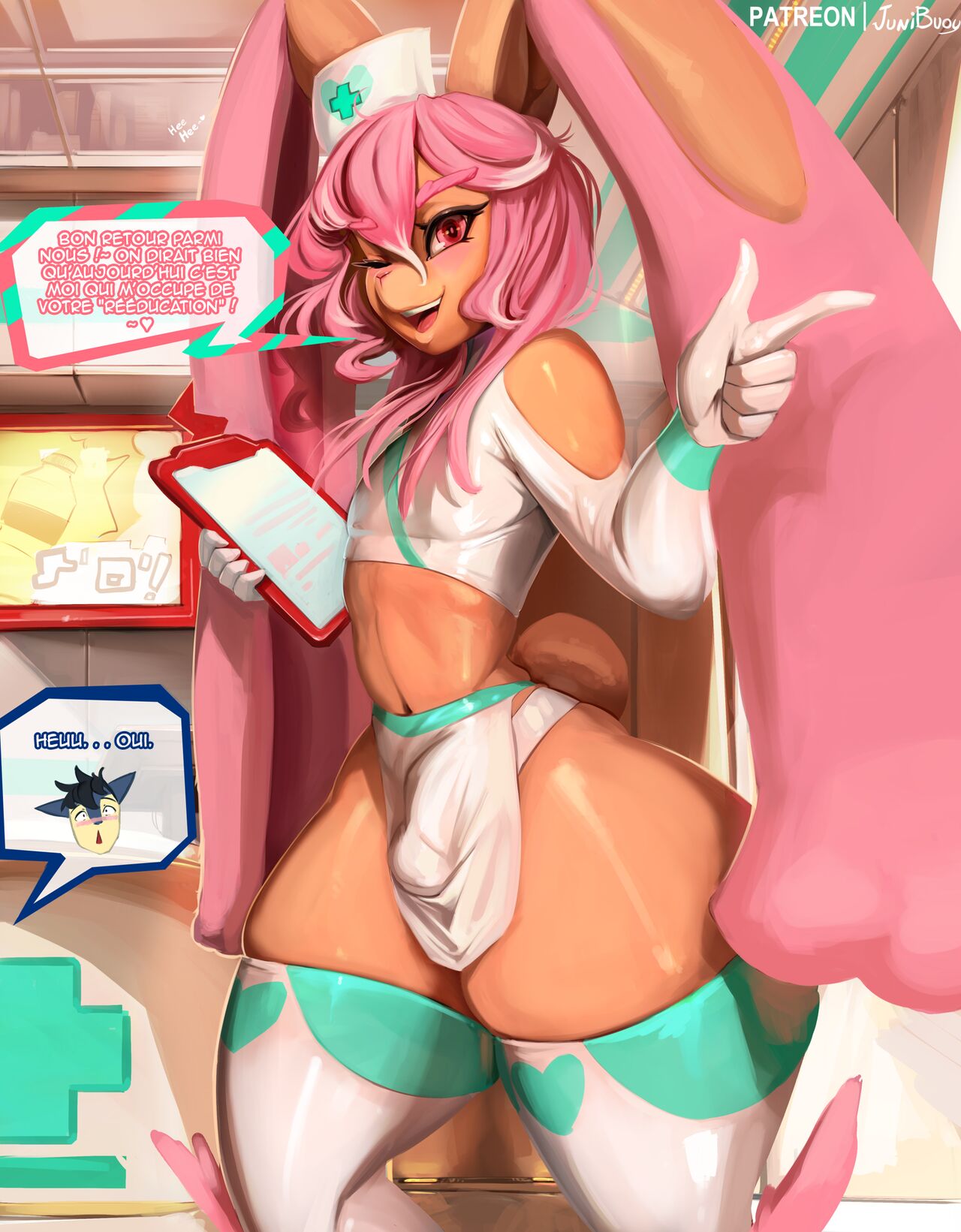 Nurse Lopbunny's "Rehabilitation" page 1 full