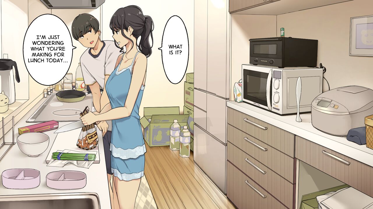 Nani Shite mo Zettai Okoranai Douseichuu no Toshiue Kanojo ni Chokkai Dashitaku Naru Asa | A Morning Trying to Provoke My Older Girlfriend Who Never Gets Angry page 1 full