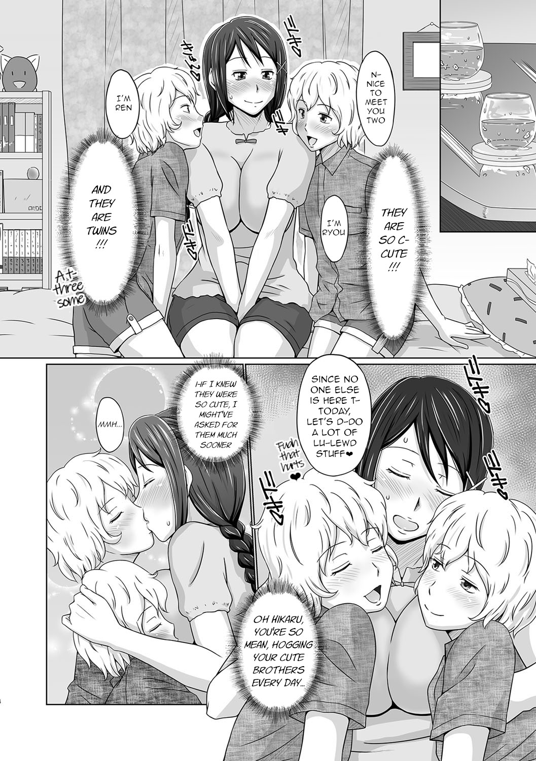 Futago Otouto to Tanoshii Kyuujitsu o | A Pleasant Day Off with the Twin  Brothers - Page 4 - IMHentai