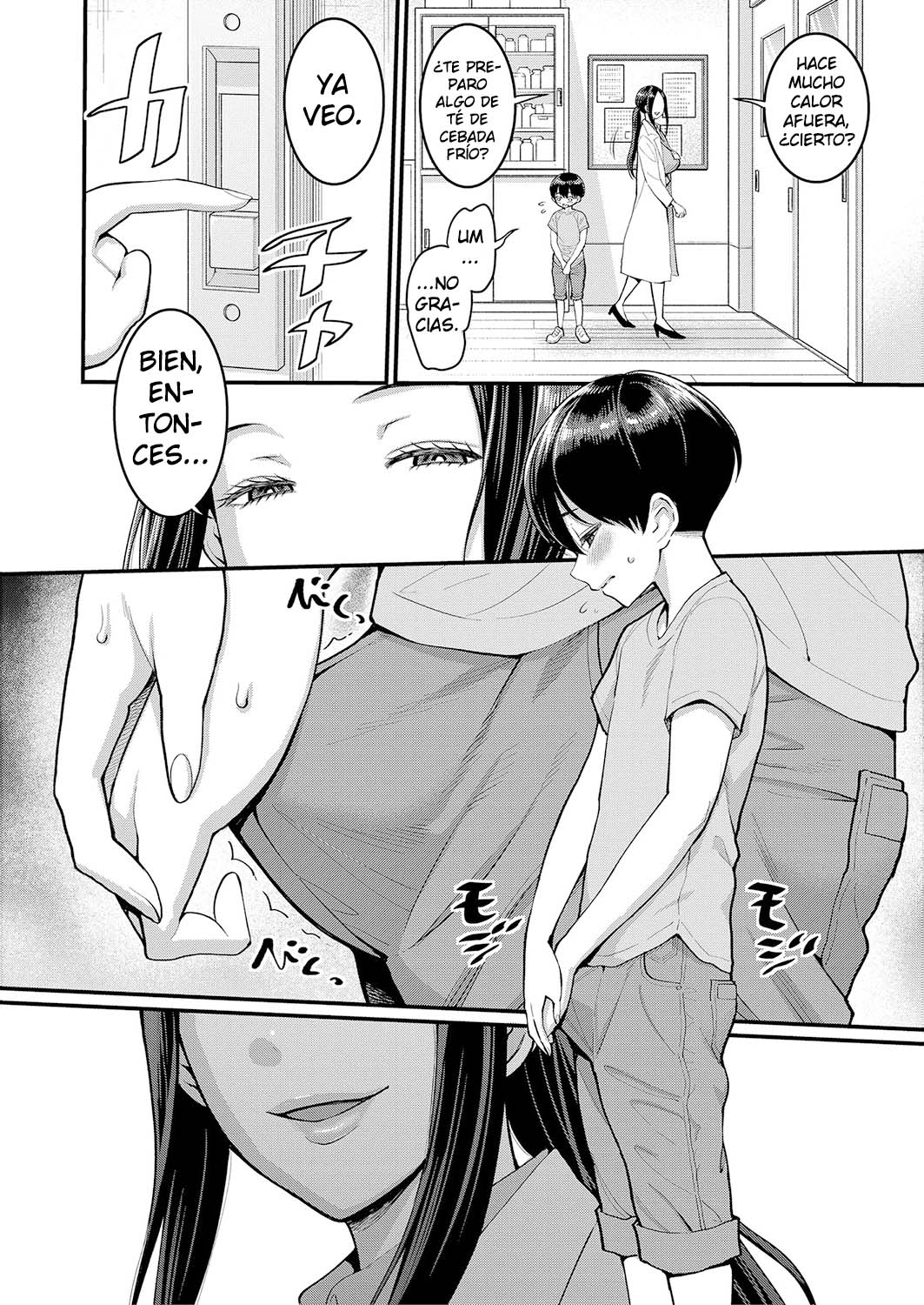 Shiori Sensei wa Ochinchin no Sodateya-san | Esta es la historia de un amor sexual de una enfermera escolar y el crecimiento del pene de un chico page 5 full