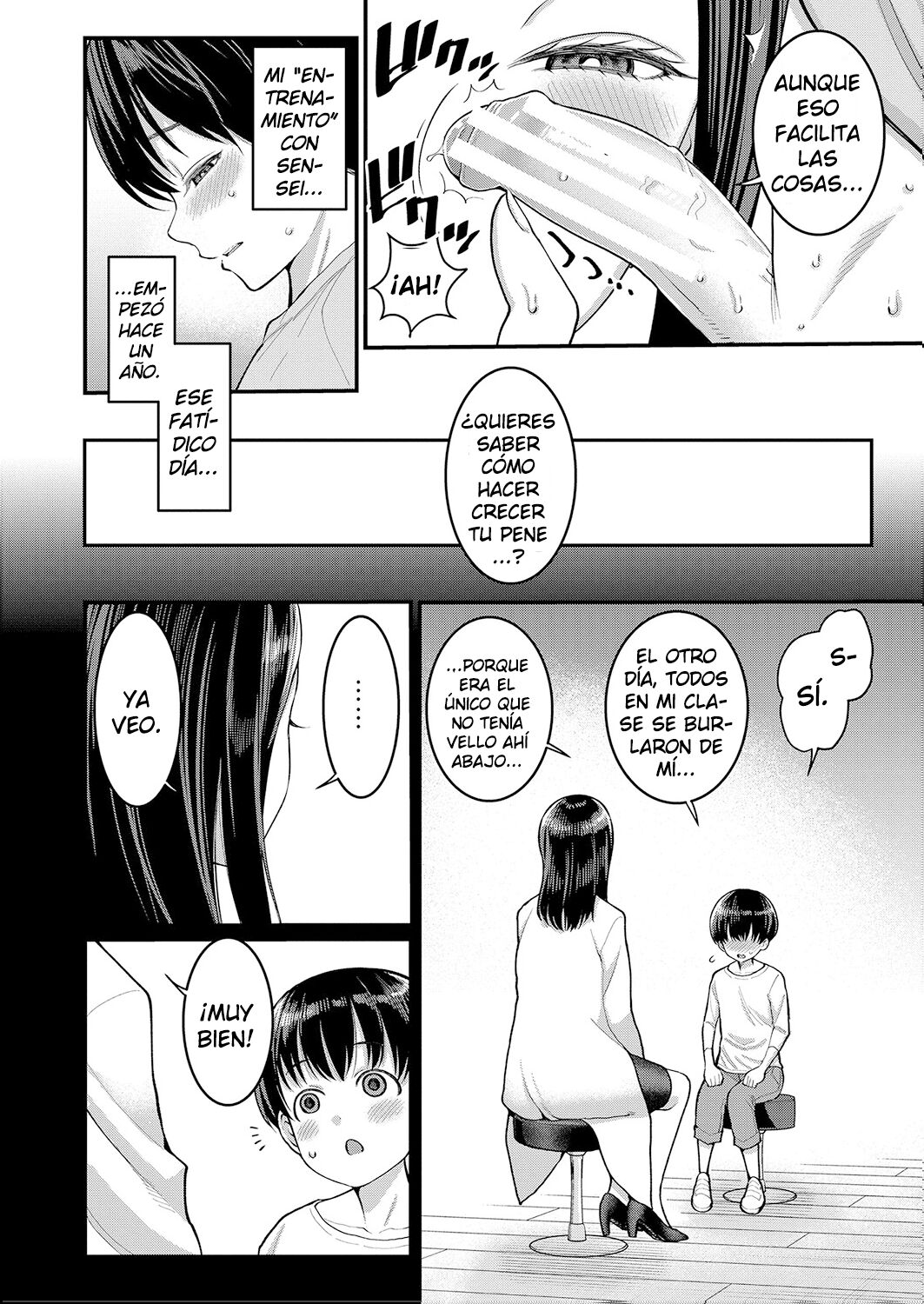 Shiori Sensei wa Ochinchin no Sodateya-san | Esta es la historia de un amor sexual de una enfermera escolar y el crecimiento del pene de un chico page 7 full