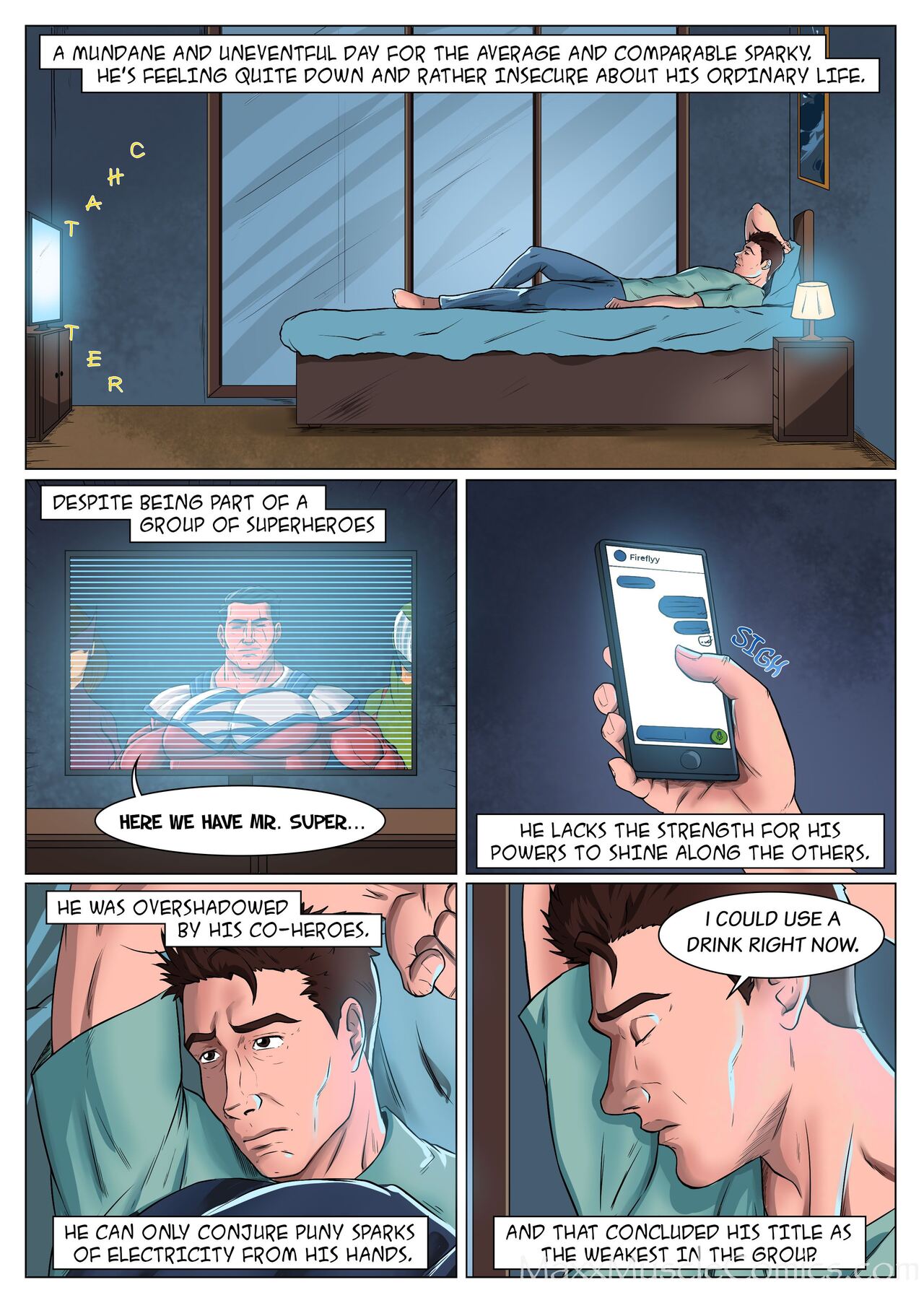 MaxxMuscleComics - The Secret Phase page 1 full