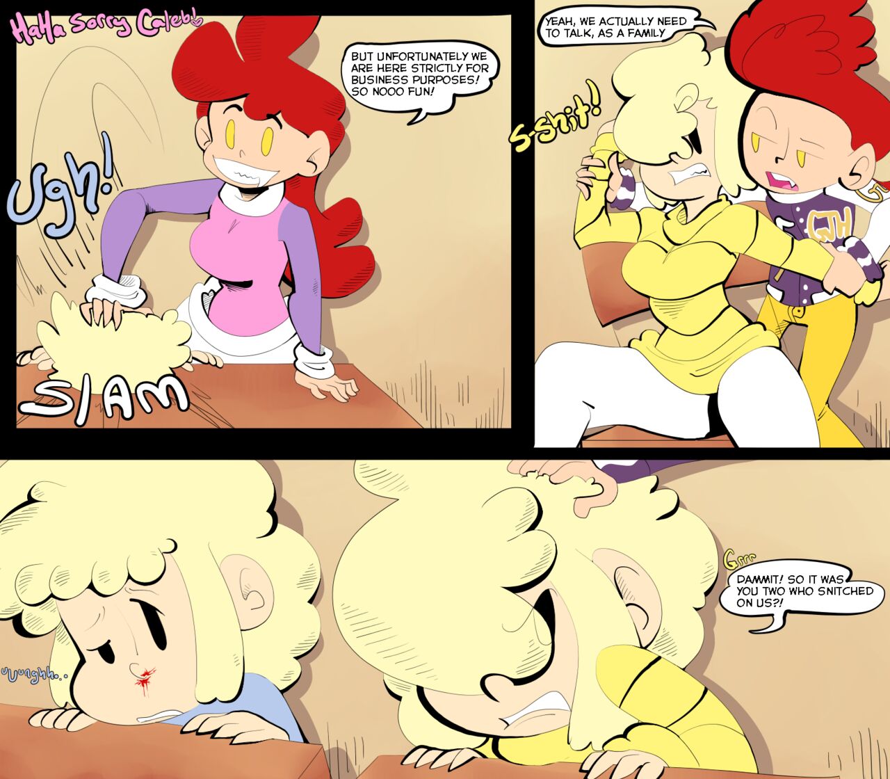 The Sinclairs & Eclairs: Family Discussion page 6 full