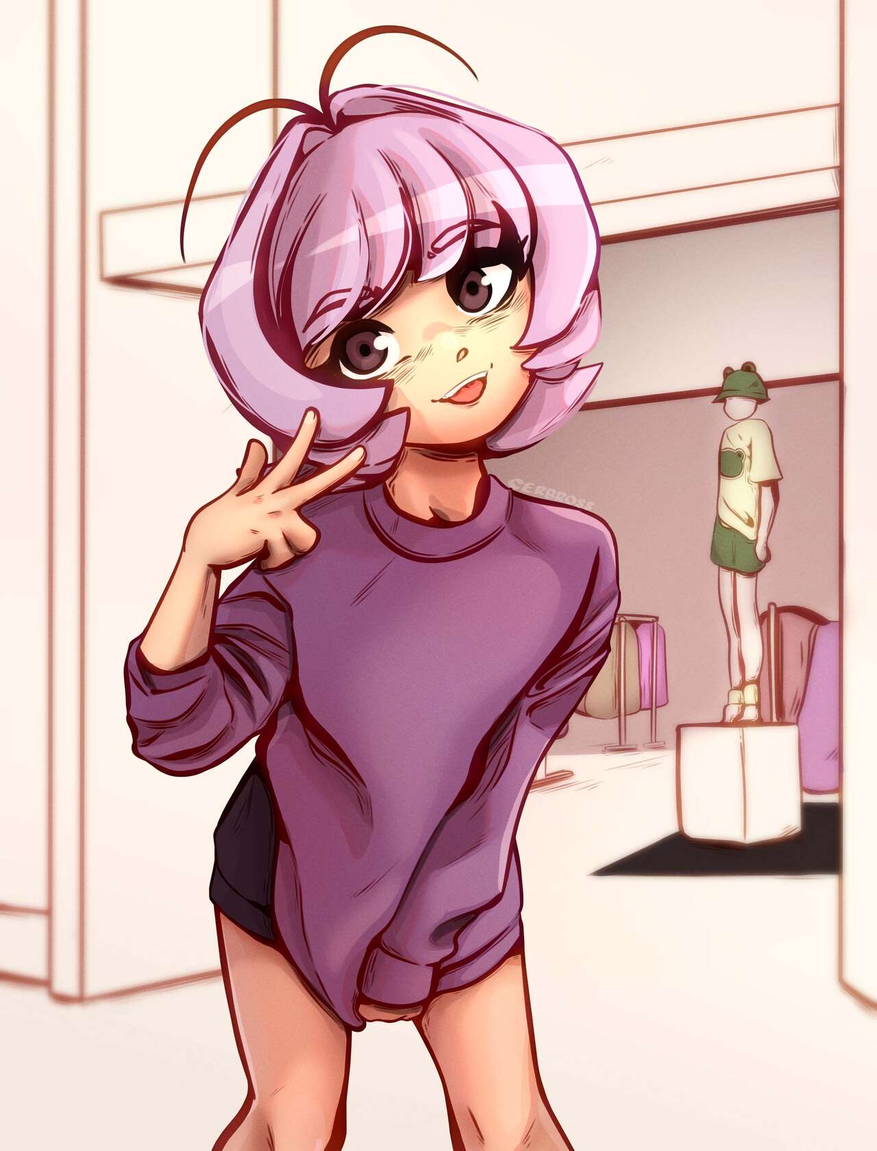Najimi Tries On Clothes page 6 full