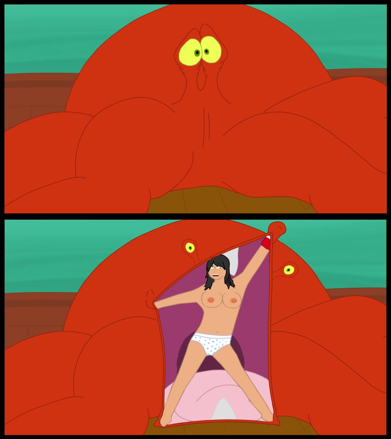 Female!Captain Hook VS Octopus artworks by MsHook/IndecentLasses page 7 full