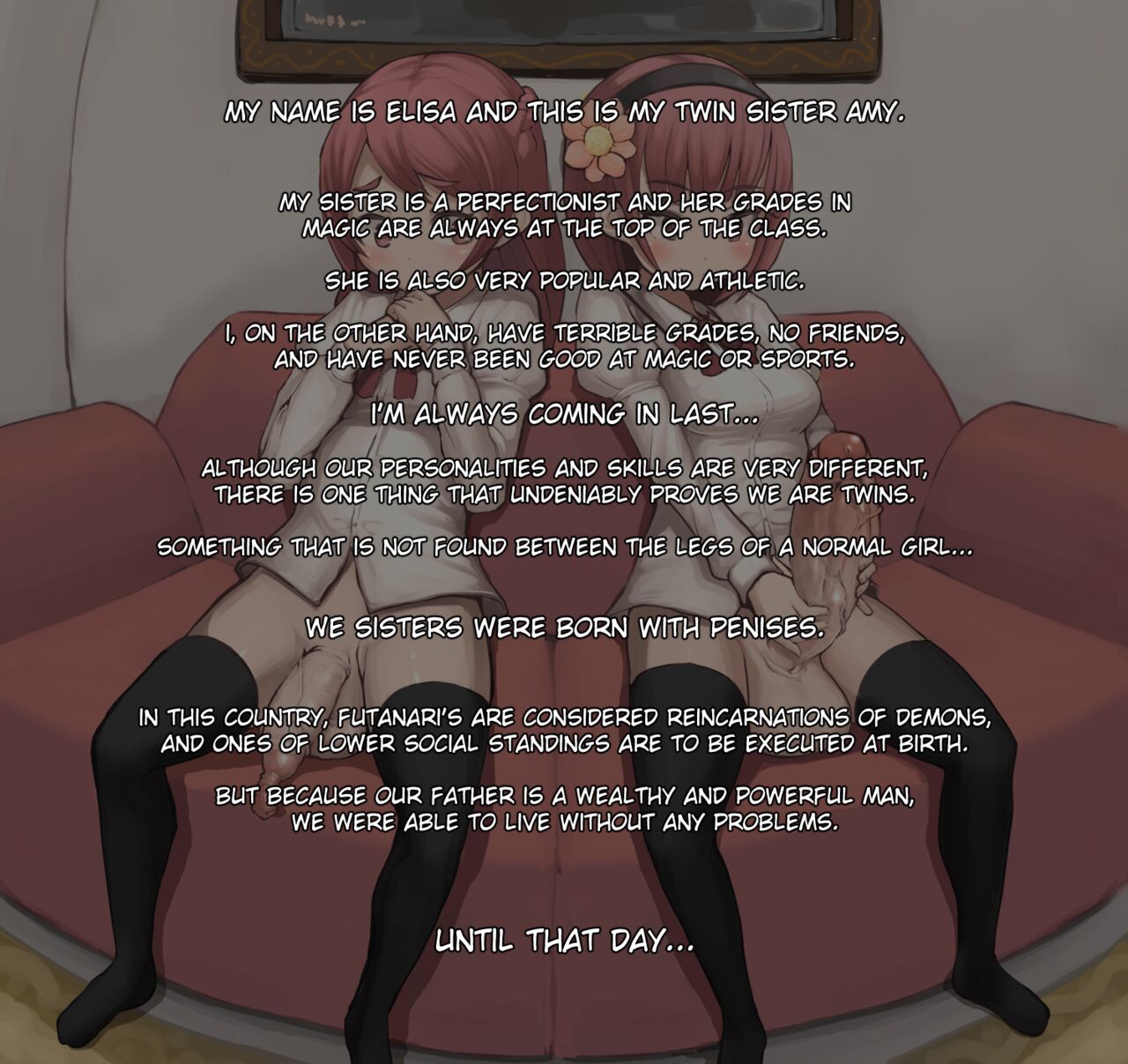 Futanari Sisters Showdown page 1 full