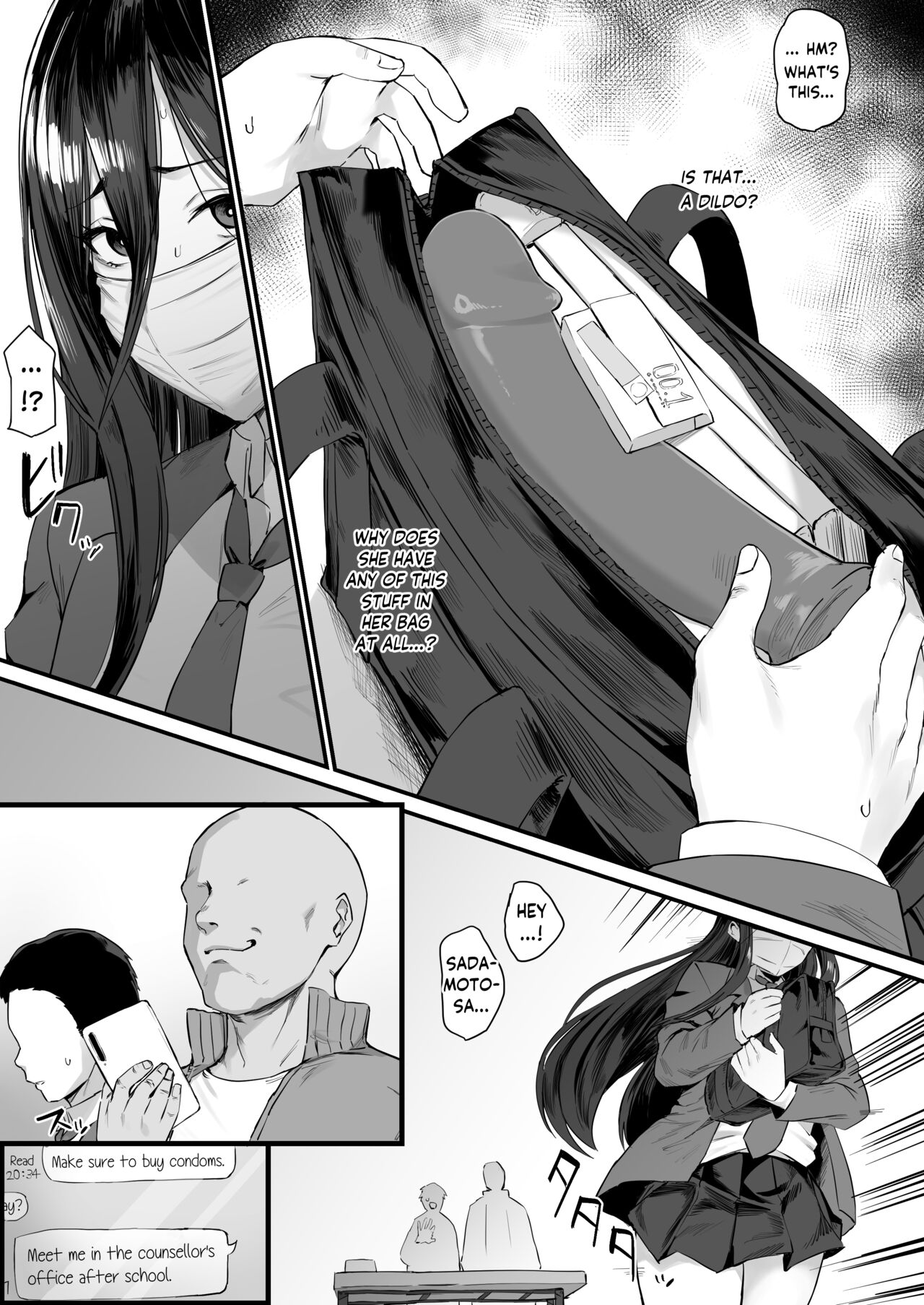 Mochimono Kensa ni Hikkakaru Ko | Girl Caught During Bag Inspection page 2 full