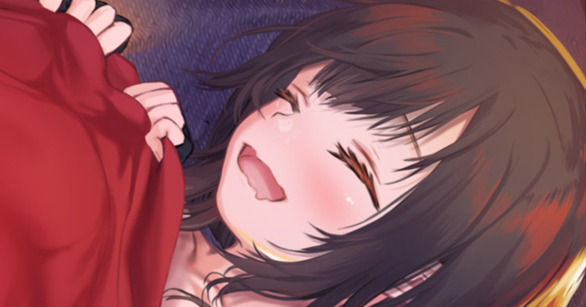 Hito ga Oozei Iru no ni Kotatsu no Naka de Megumin ni Kossori Ecchi na Koto suru Yatsu page 1 full