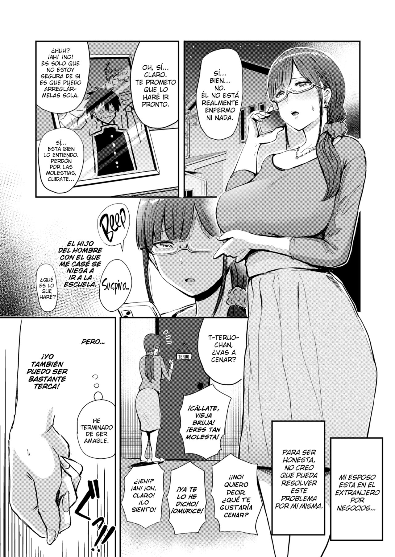 Nasareru ga Mama - oh yes! sexy mom | Mamá Sumisa - Page 1 - IMHentai