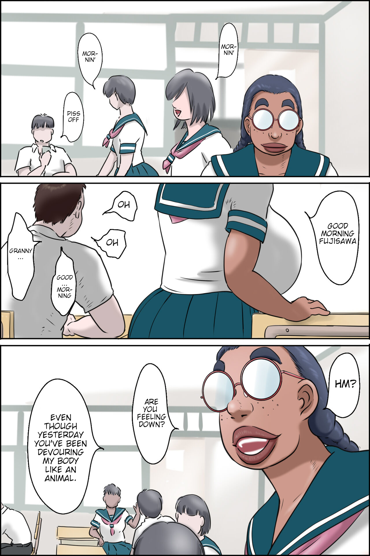 Granny Girl: Sex At School | Tokunou Oba-chan Joshi -Kounai Seikou Hen- page 3 full