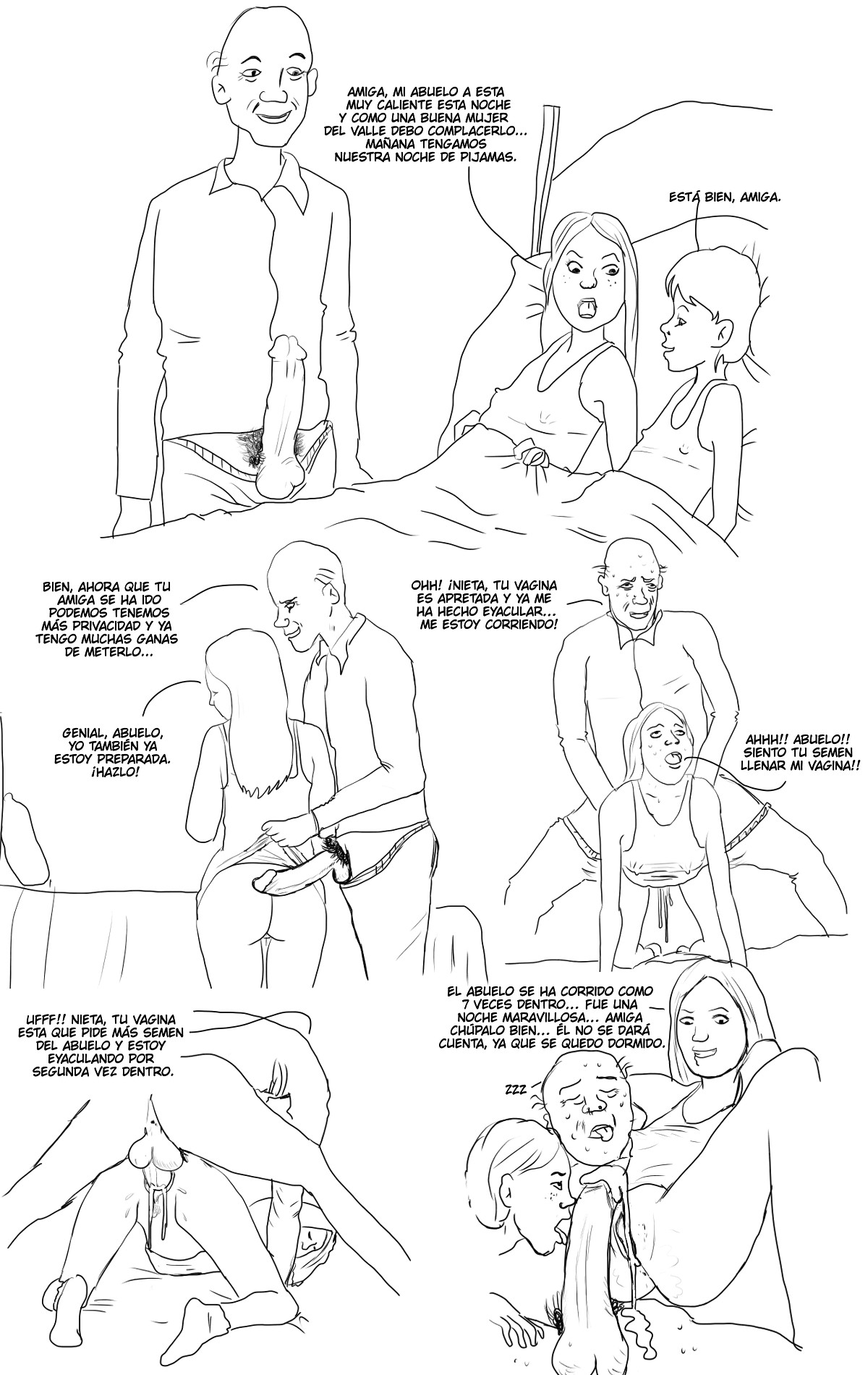 Abuelo y nieta page 1 full
