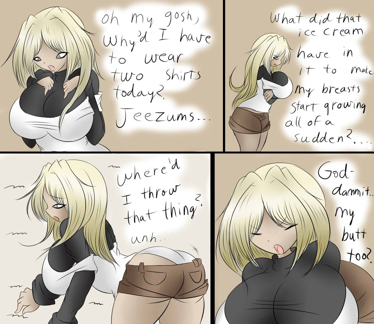 Ice Cream Breast Expansion +New Pages/Redraws page 5 full