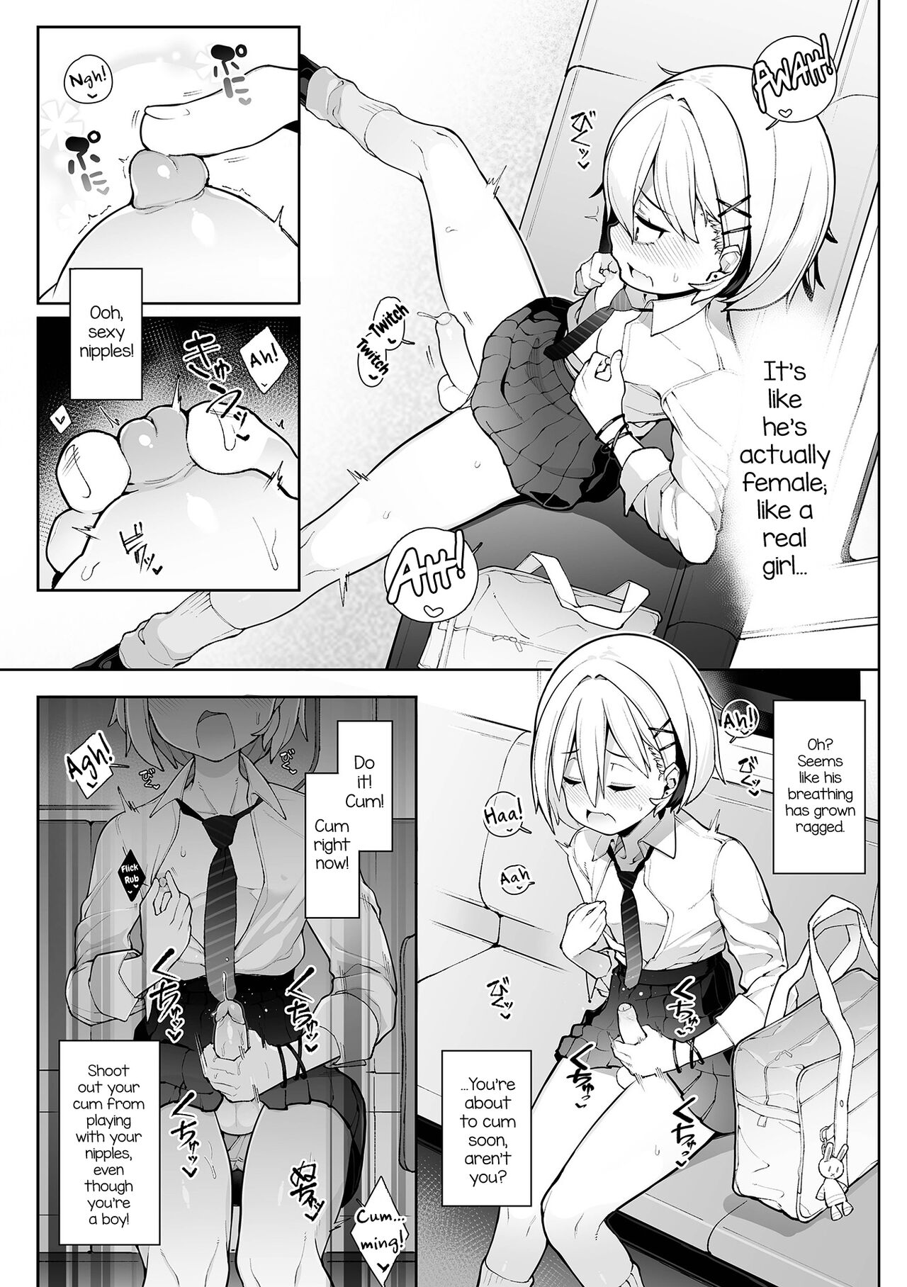 Densha de Yuuwaku Otokonoko! page 5 full