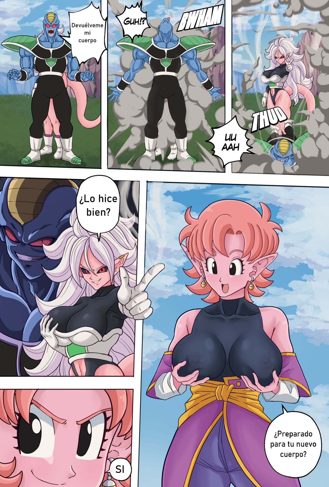 AxlexCima: The Ginyu Saga! Pt.7! page 4 full