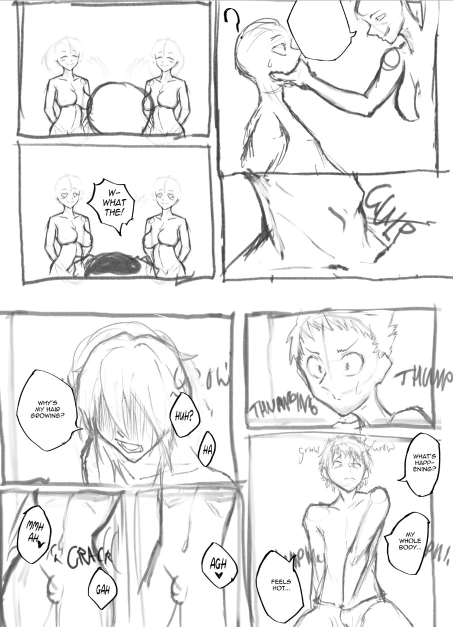 Xenoblade 2 gender bender drug WIP / preview page 2 full