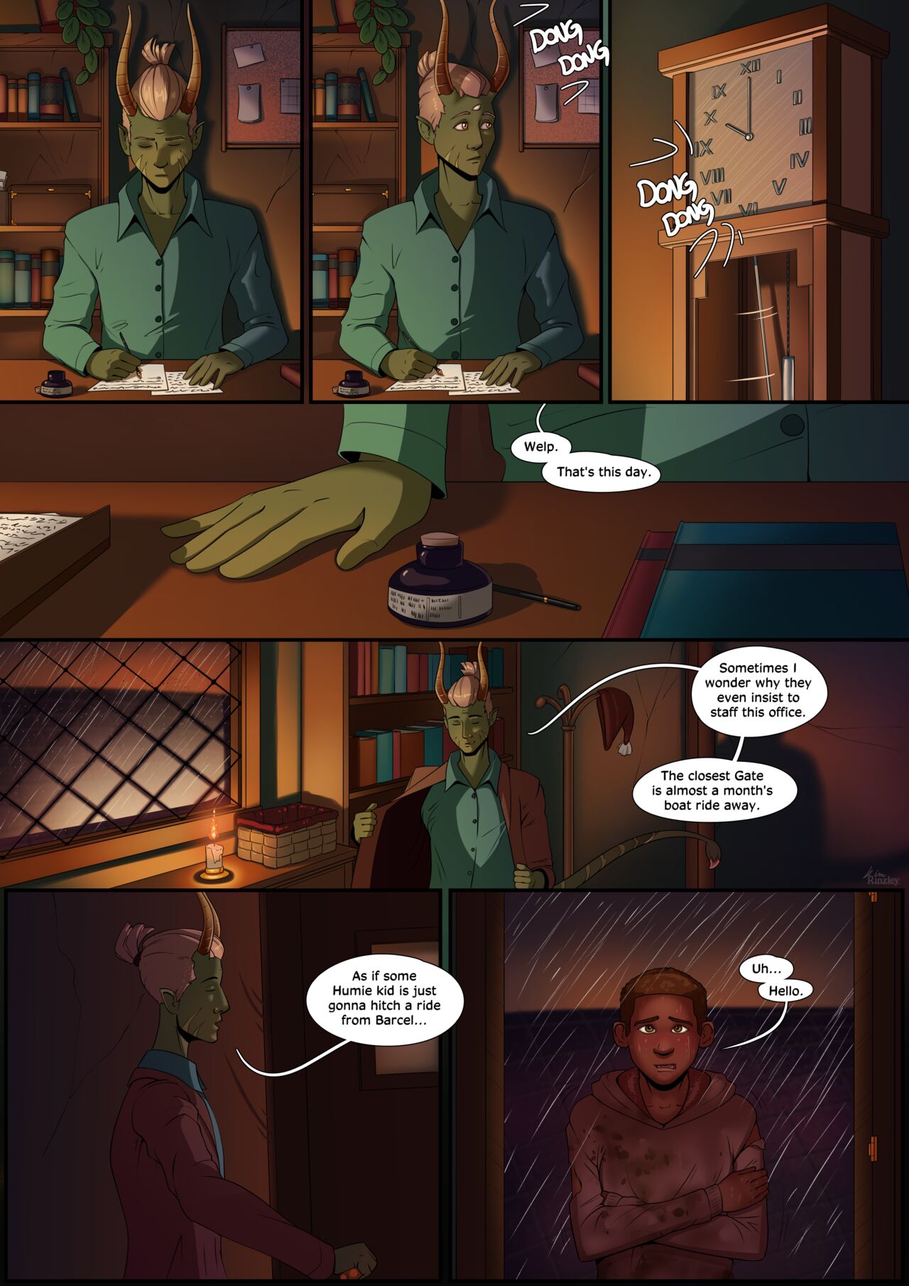 A Flame Is Lit - Chapter One page 2 full