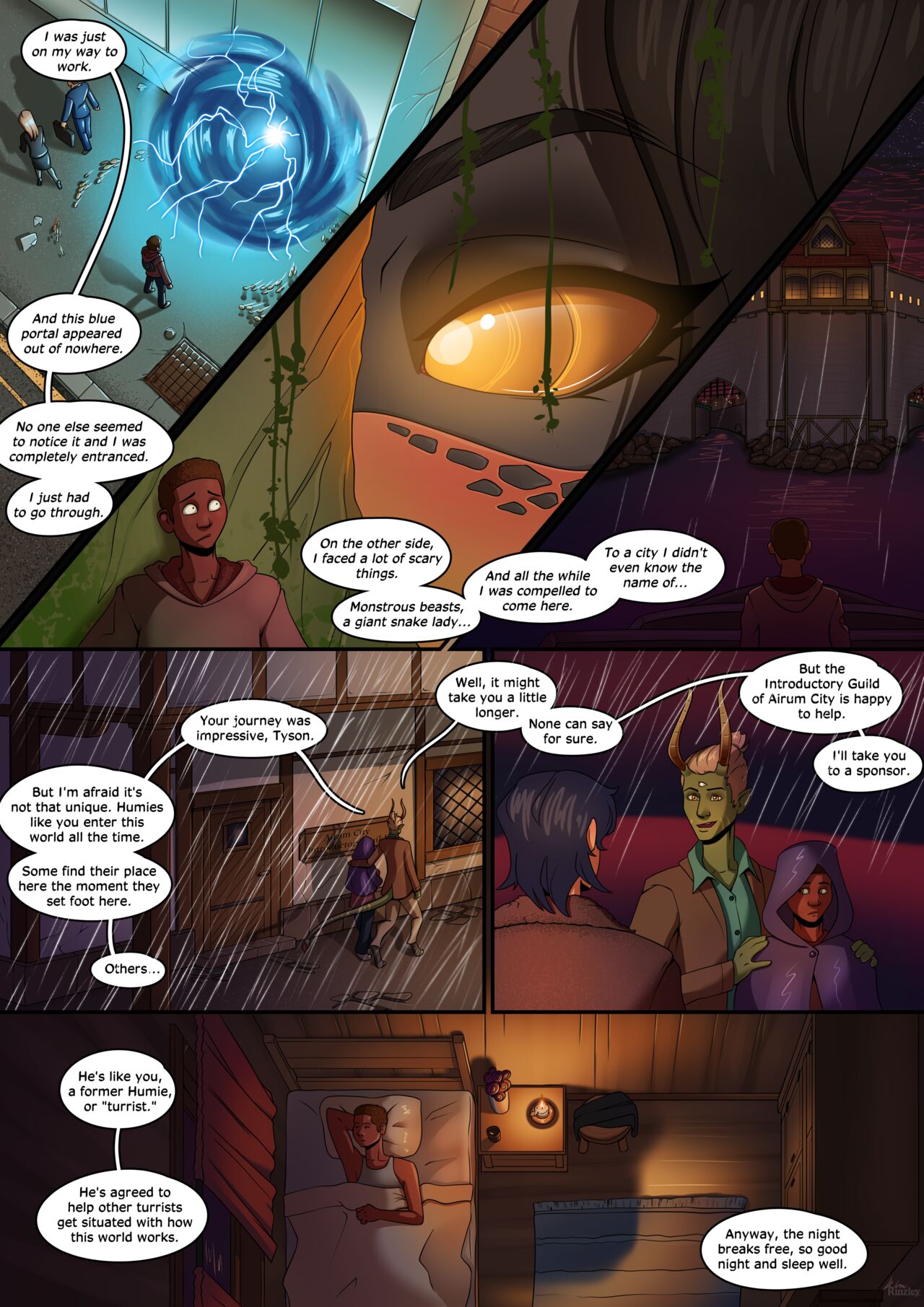 A Flame Is Lit - Chapter One page 3 full