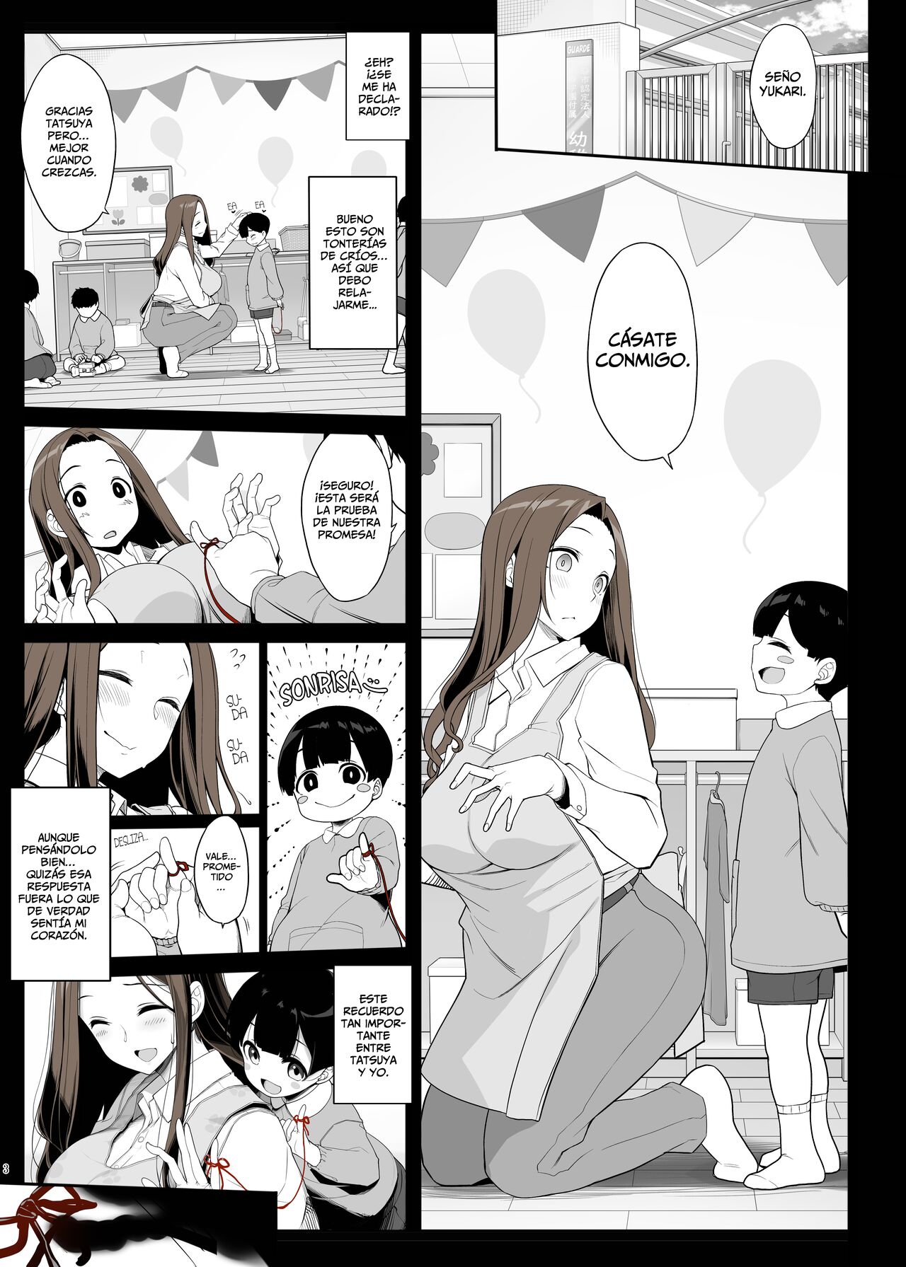 La historia de Cómo me volví a Encontrar Con Una Vieja Profesora Que Estaba Coladita Por Mí, Se Me Declaró y Acabamos Follando Para Celebrarlo -  Ichizu na Oneesan to Saikaishitara Dosukebe page 3 full