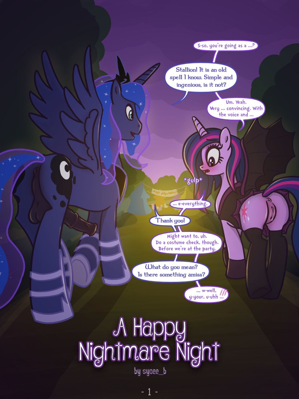 A Happy Nightmare Night page 1 full