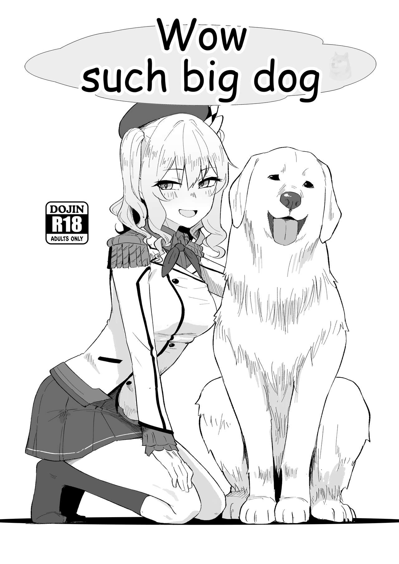 Ooki Wan-chan desu ne! | Wow such big dog - Page 1 - IMHentai