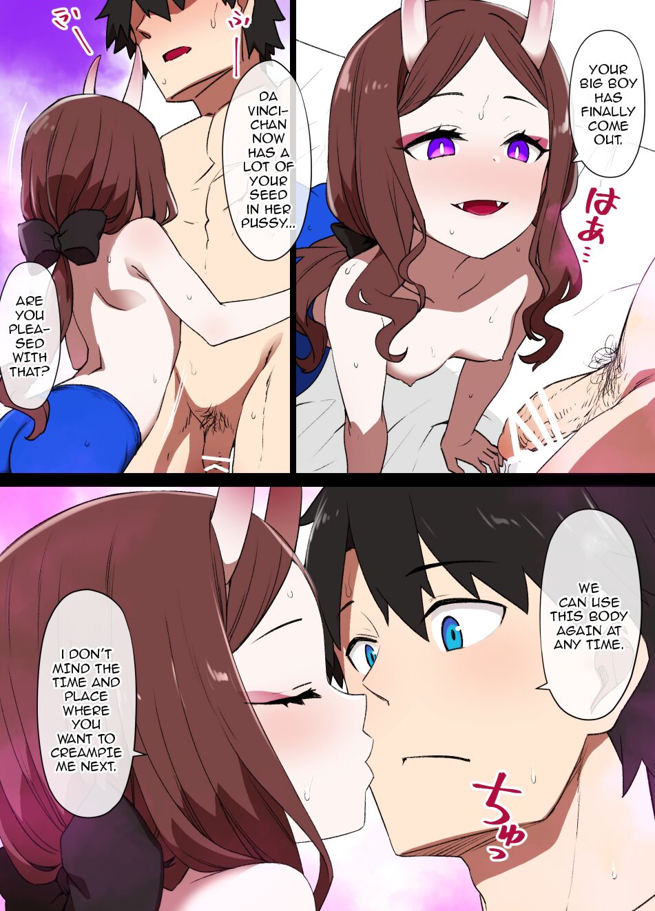 FGO Shuten Douji x Da Vinci Hyoui Manga | FGO Shuten-Doji x Da Vinci possession manga page 6 full