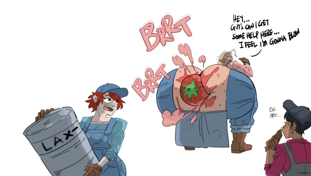 Percy is all jammed up and about to blow!! page 1 full