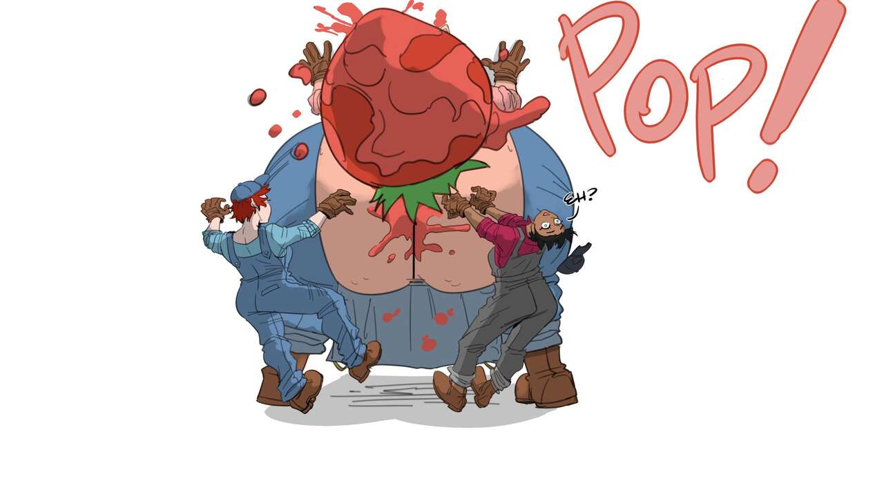 Percy is all jammed up and about to blow!! page 4 full