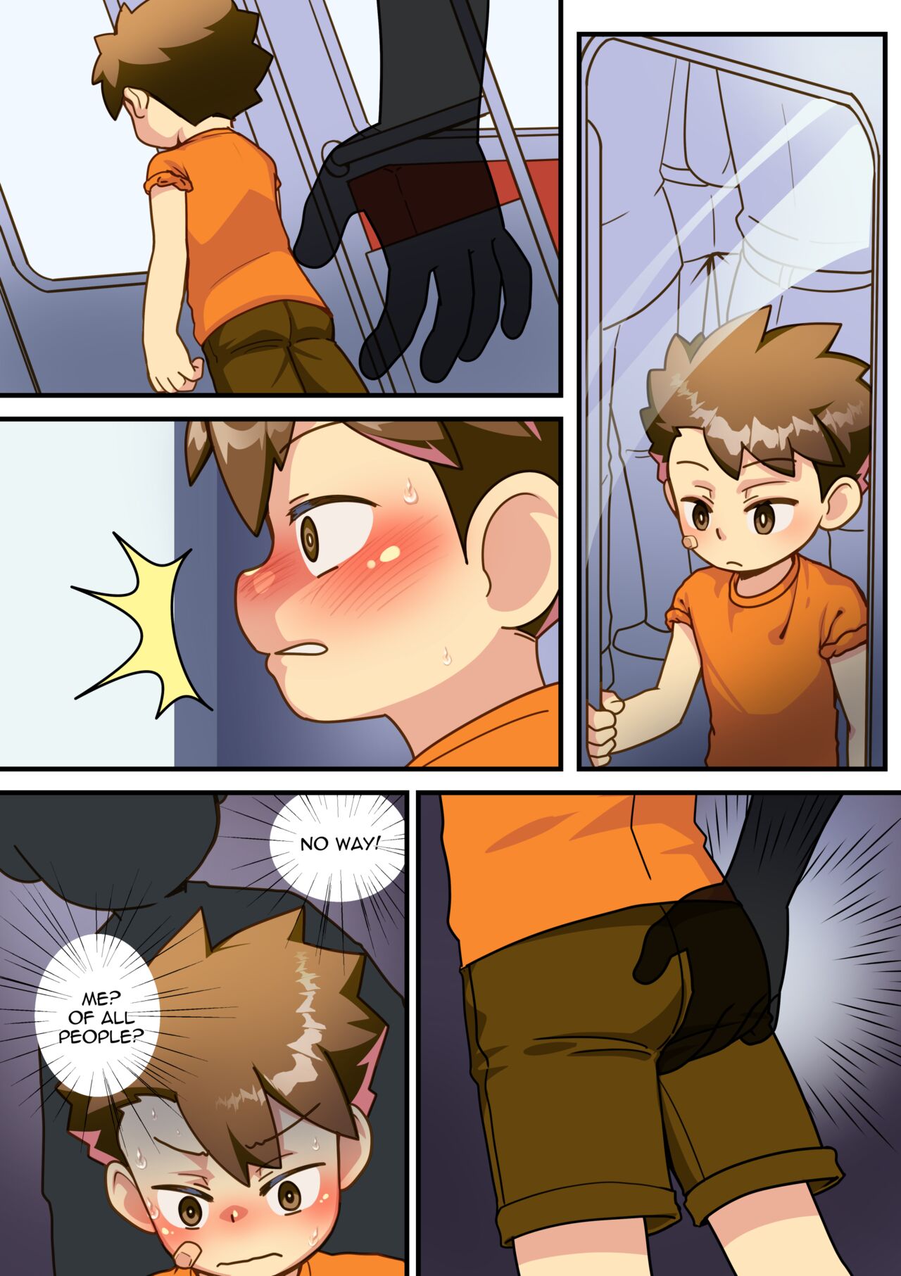 The Goofballs: Densha Chikan!! page 1 full