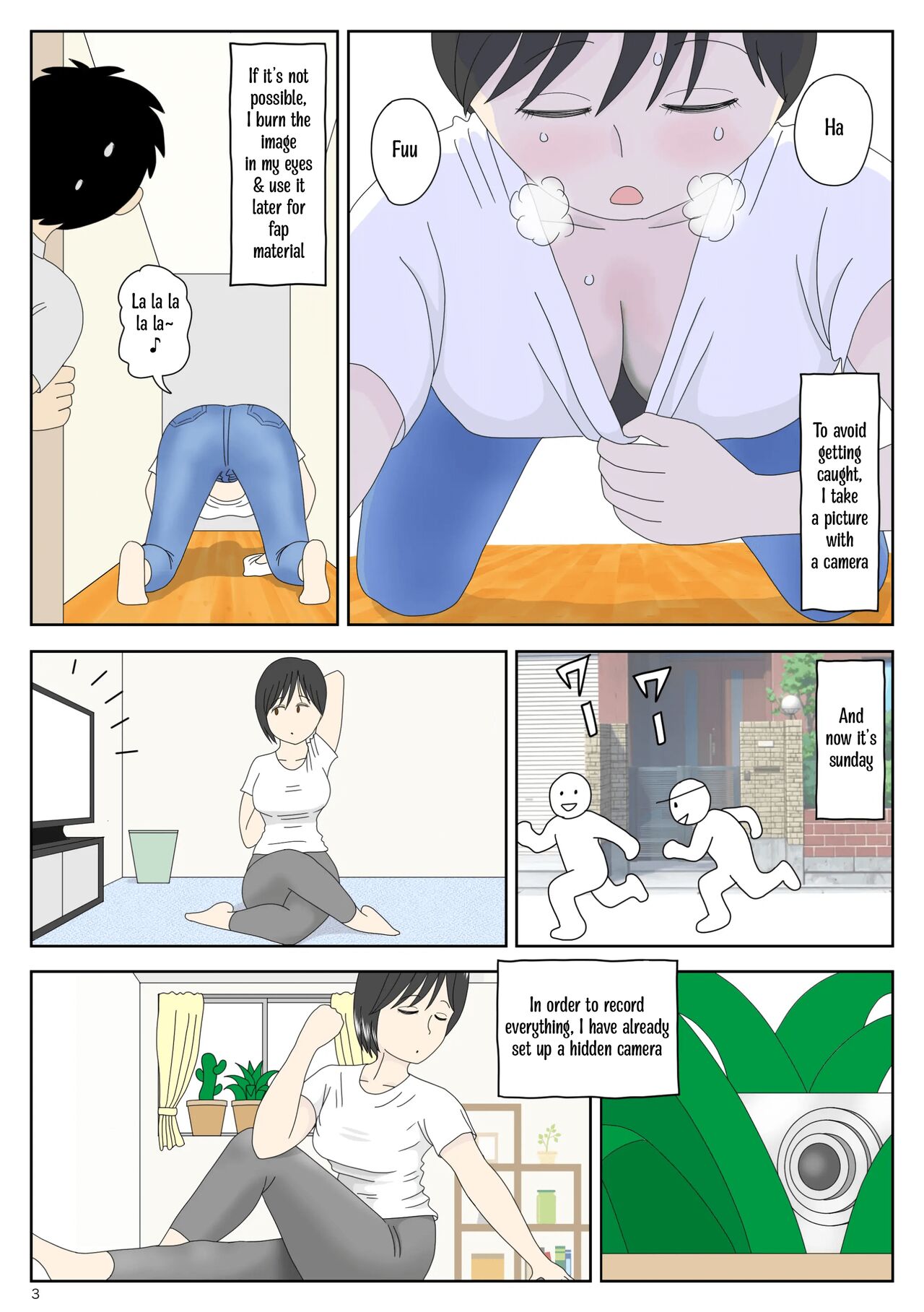 Onaneta Kaa-san 1 page 3 full