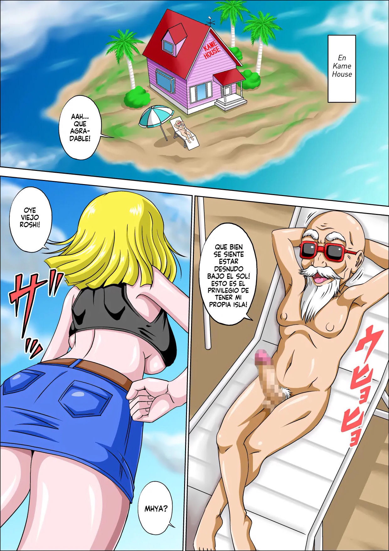 Kame Sennin no yuuwaku hitozuma | El maestro Roshi y la tentación de la mujer casada page 4 full