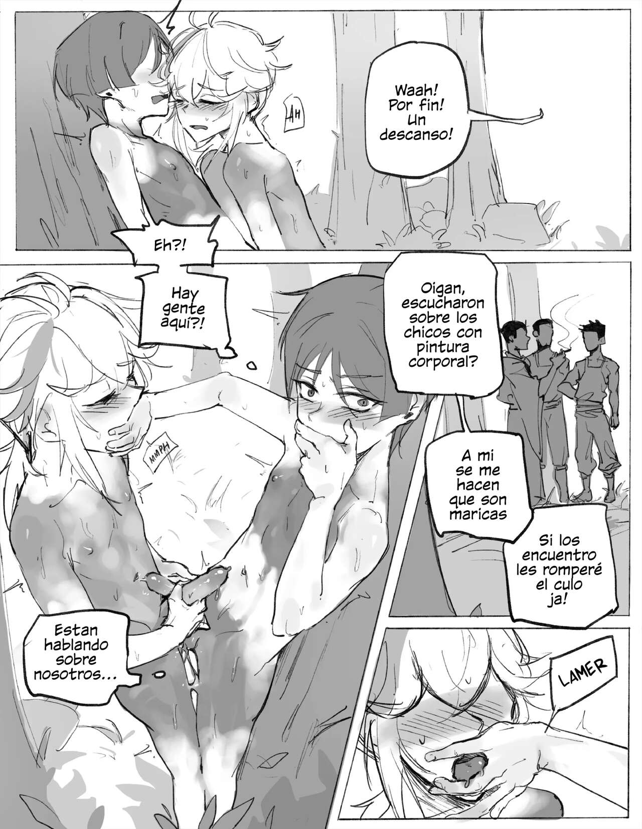 Inazuma Boys' Secret page 8 full
